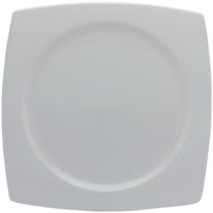 Elia Glacier Fine China Square Plates 260mm (Pack of 6)