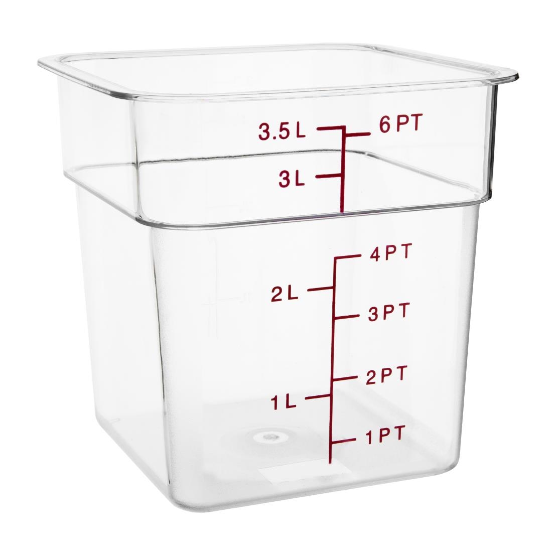 Hygiplas Polycarbonate Square Storage Container 3.5Ltr - Image 5