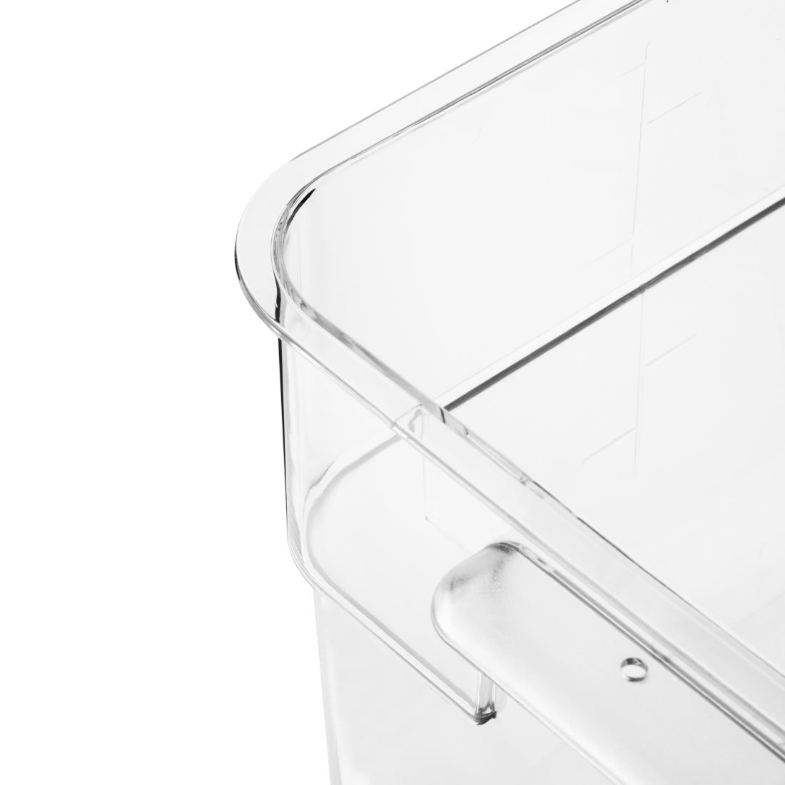 Hygiplas Polycarbonate Square Storage Container 3.5Ltr - Image 2