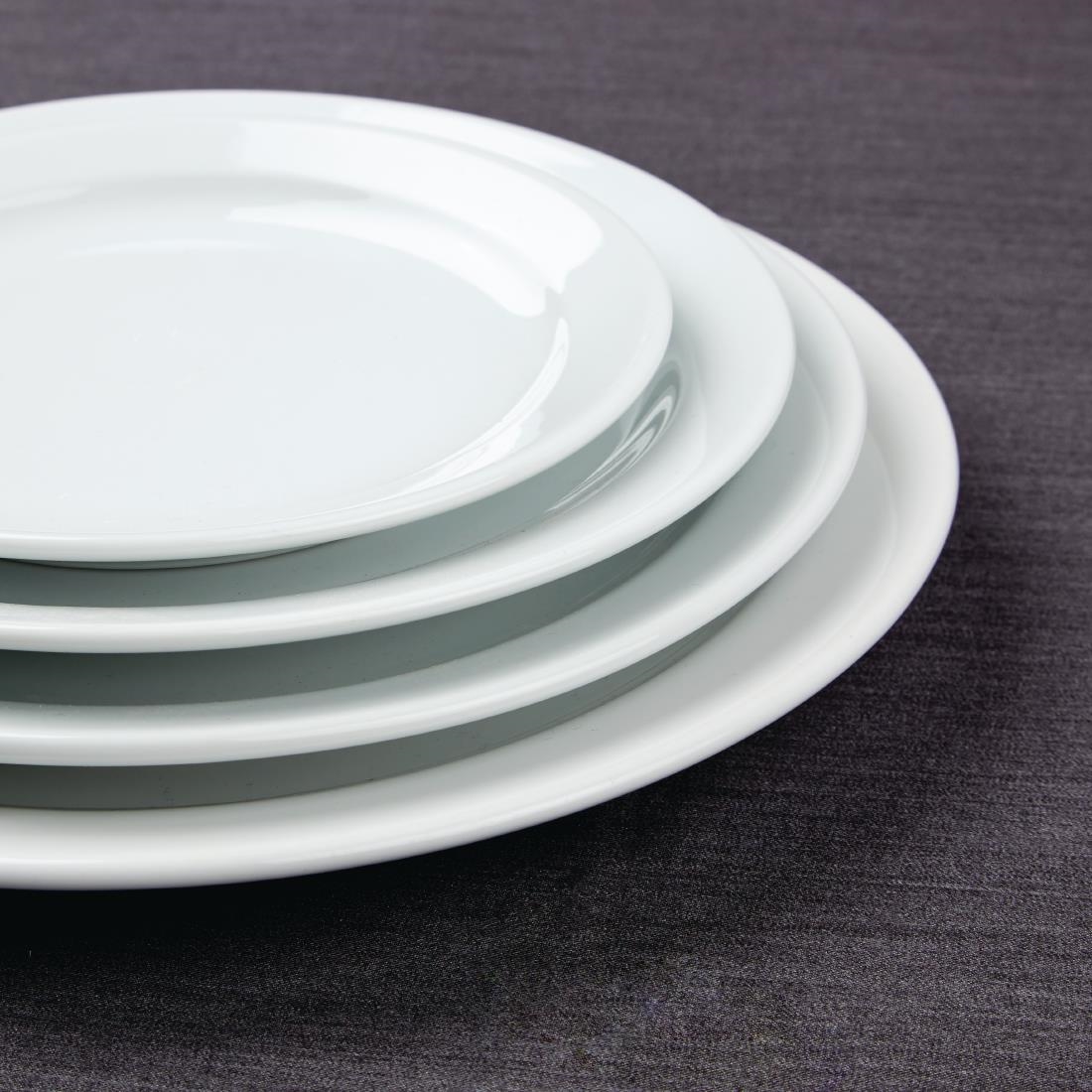 Olympia Athena Narrow Rimmed Plates 284mm (Pack of 6) - Image 3