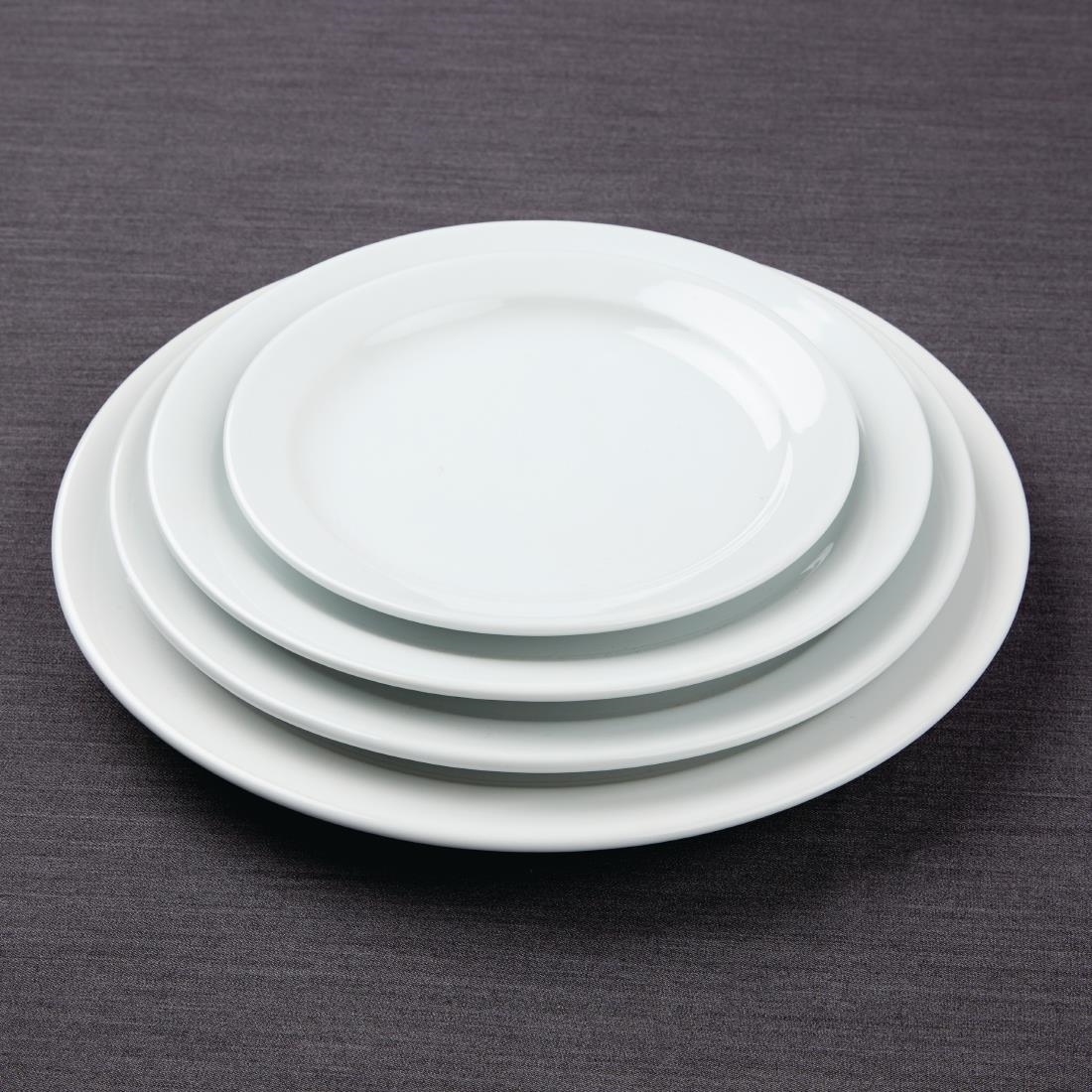 Olympia Athena Narrow Rimmed Plates 284mm (Pack of 6) - Image 4