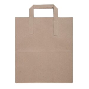 Fiesta Green Recycled Brown Paper Carrier Bags Large (Pack of 250)
