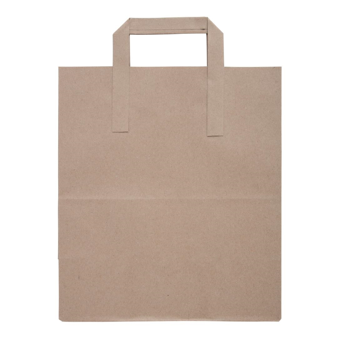 Fiesta Green Recycled Brown Paper Carrier Bags Large (Pack of 250)