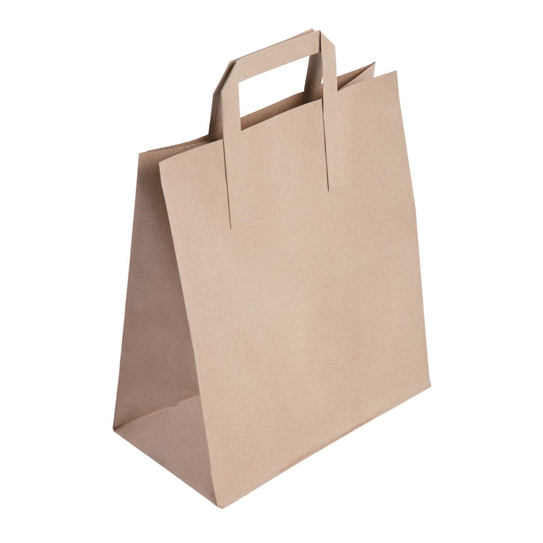 Fiesta Green Recycled Brown Paper Carrier Bags Large (Pack of 250) - Image 2