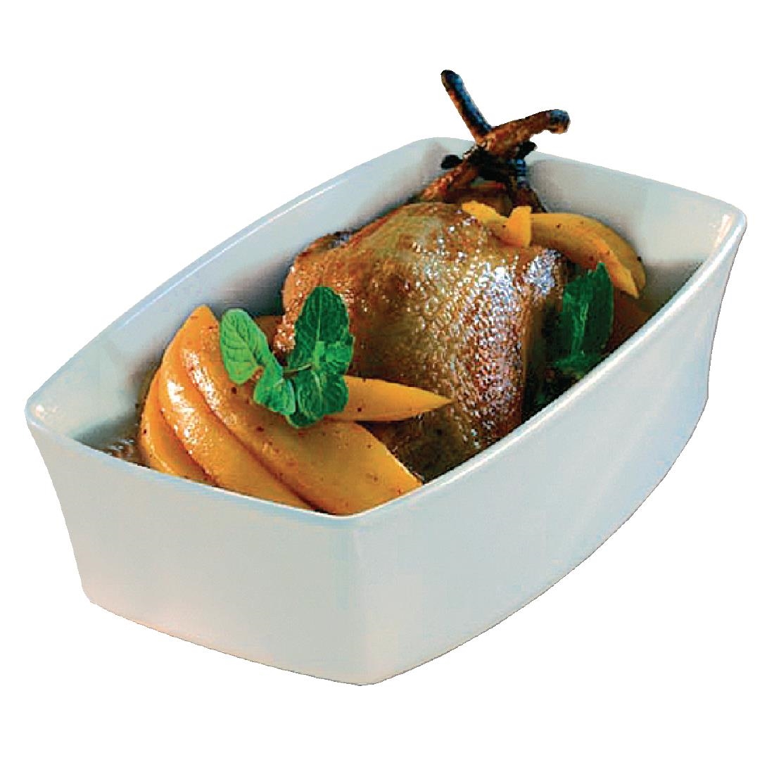 Revol Alexandrie Rectangular Roasting Dishes 280x 185mm (Pack of 2)