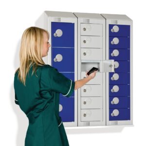 Elite Personal Effects Locker 8 Door Blue Camlock