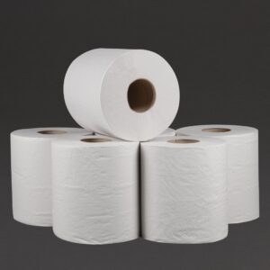 Jantex Centrefeed White Roll (Pack of 18)
