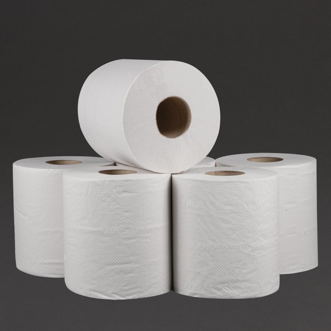 Jantex Centrefeed White Roll (Pack of 18)