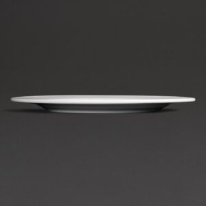 Royal Porcelain Classic White Wide Rim Plates 310mm (Pack of 12)