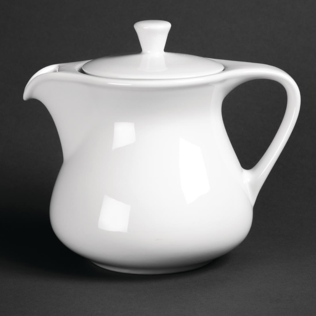 Royal Porcelain Classic White Teapots 750ml - Image 2