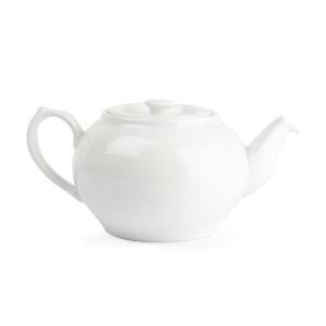 Royal Porcelain Oriental Teapots with Lids 600ml (Pack of 2)