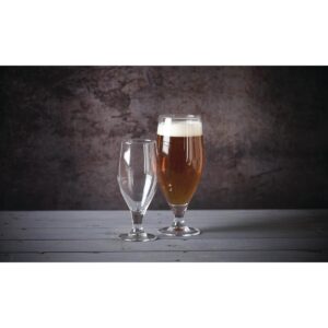 Arcoroc Cervoise Stemmed 2/3 Pint Glasses 380ml CE Marked (Pack of 24)