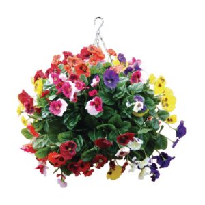 22" Mixed Colours Pansy Ball