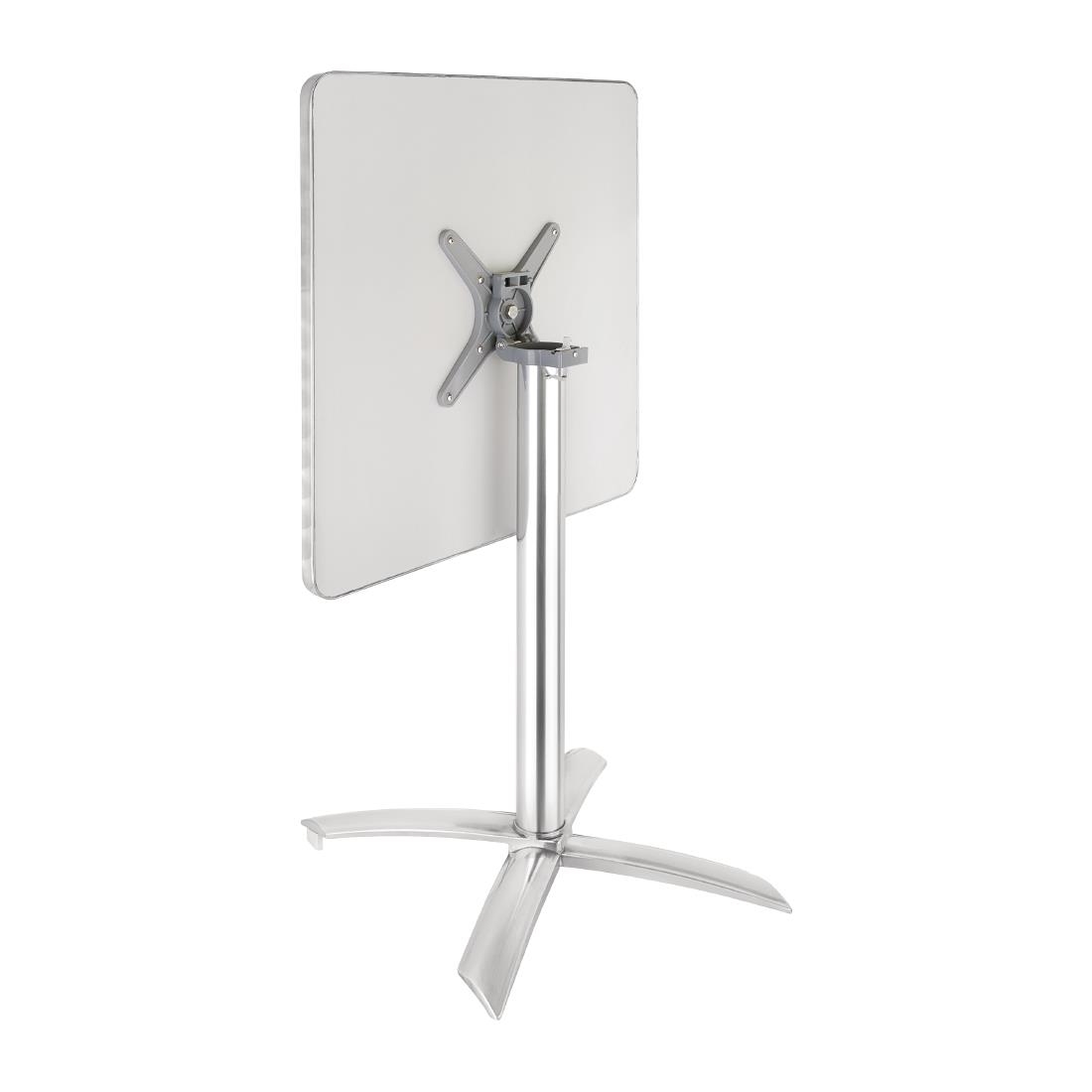 Bolero Square Stainless Steel Flip Top Table 600mm (Single) - Image 2