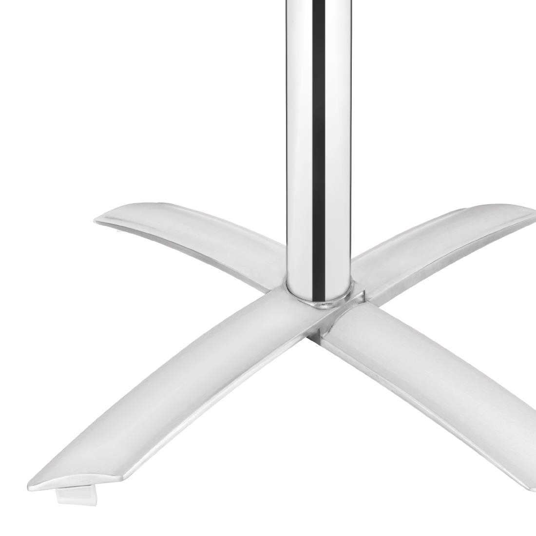 Bolero Square Stainless Steel Flip Top Table 600mm (Single) - Image 4
