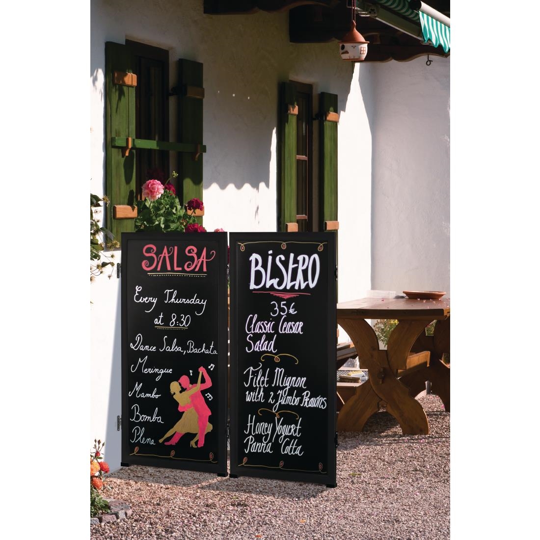 Securit Multi-Board Blackboard 1150 x 550mm - Image 2