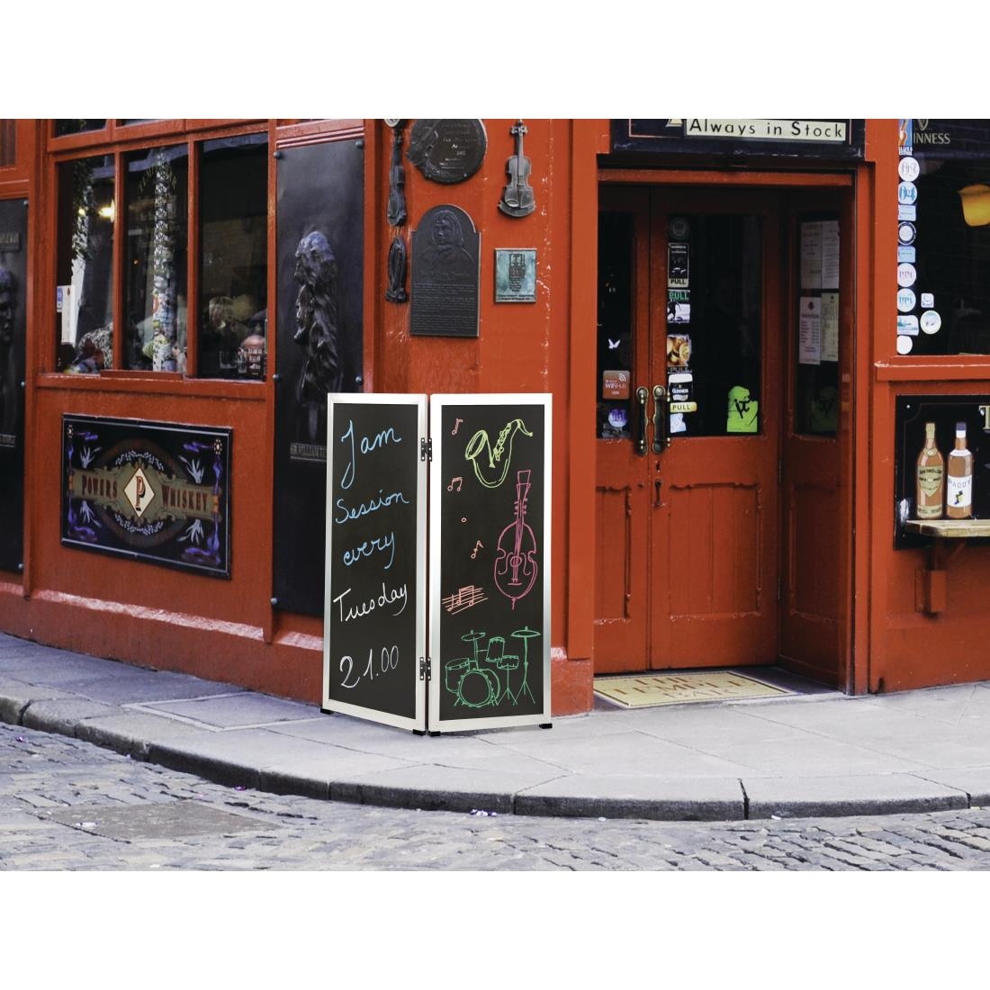 Securit Multi-Board Blackboard 1150 x 550mm - Image 3