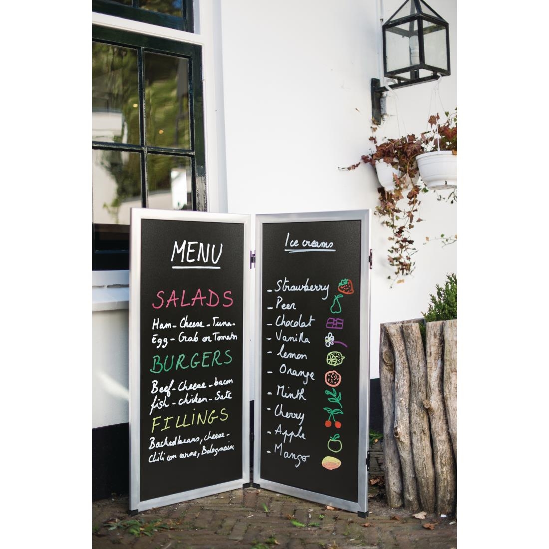 Securit Multi-Board Blackboard 1150 x 550mm - Image 4