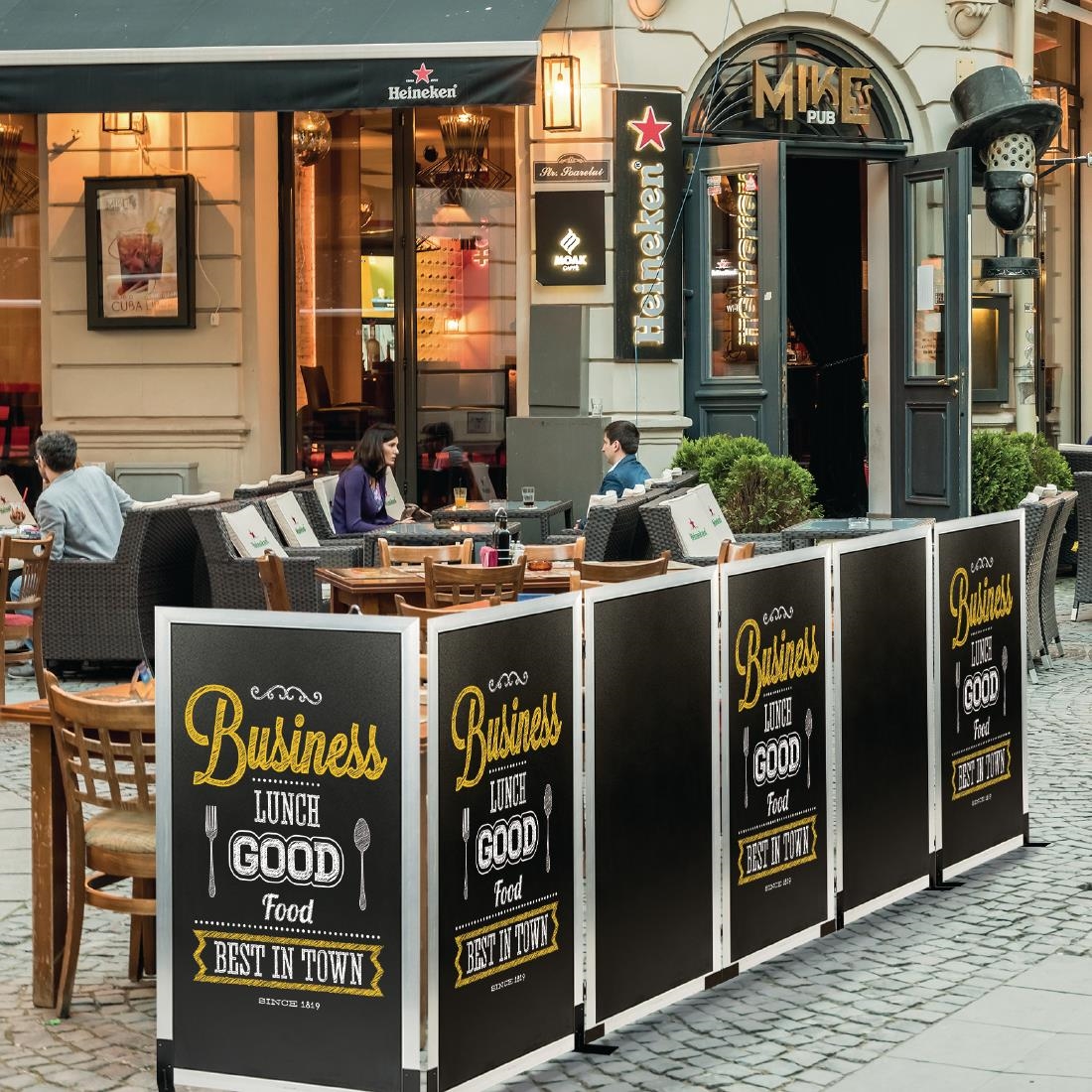 Securit Multi-Board Blackboard 1150 x 550mm - Image 6