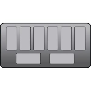 Crystal Venus Elegante 8 Pan Ice Cream Display Counter VenusEle36