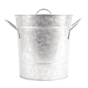 Olympia Galvanised Steel Wine And Champagne Bucket With Lid