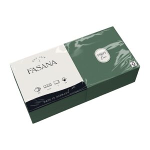 Fasana Professional Tissue Napkins Green 330mm (Pack of 1500)