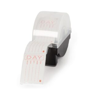 2 Inch Vogue Prepared Day Labels with Dispenser (Pack of 500)