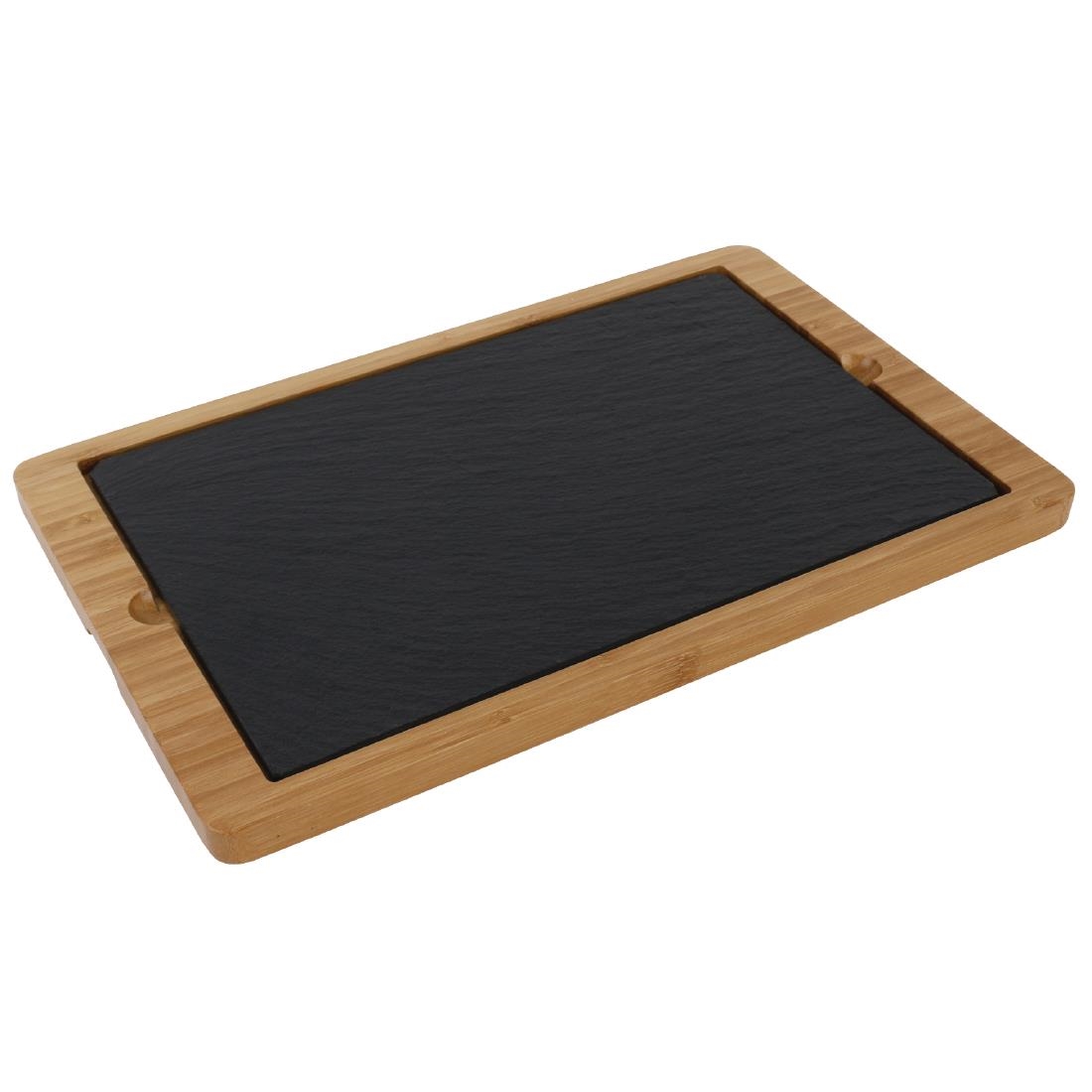 Olympia Smooth Edged Slate Platters 280 x 180mm (Pack of 2) - Image 5