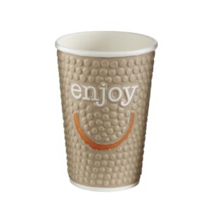 Huhtamaki Enjoy Double Wall Disposable Hot Cups 455ml / 16oz (Pack of 560)