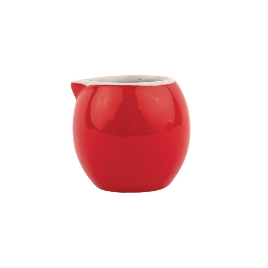 Olympia Cafe Milk Jug Red 70ml (Pack of 6) - Image 5