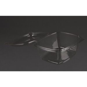 Vegware Compostable PLA Hinged-Lid Deli Containers 473ml / 16oz (Pack of 300)