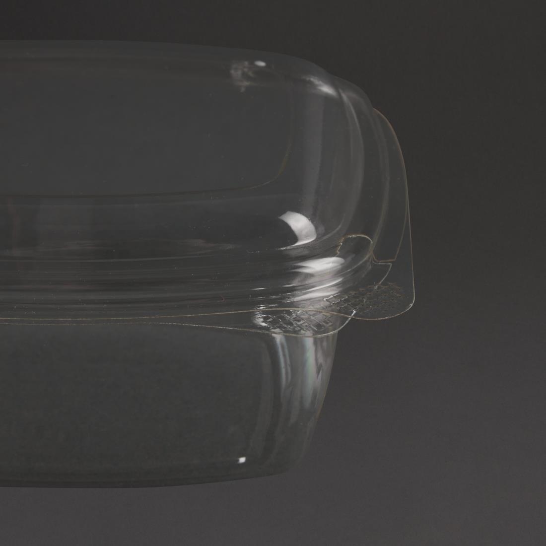 Vegware Compostable PLA Hinged-Lid Deli Containers 473ml / 16oz (Pack of 300) - Image 2