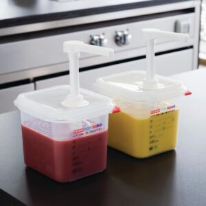 Araven Sauce Dispenser GN 1/6 Transparent 2.6Ltr