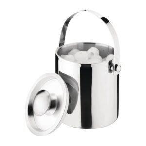 Olympia Double Walled Ice Bucket with Lid 1Ltr