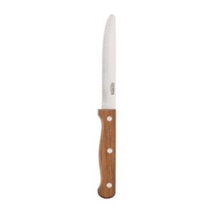 Olympia Rounded Steak Knives Wood (Pack of 12)