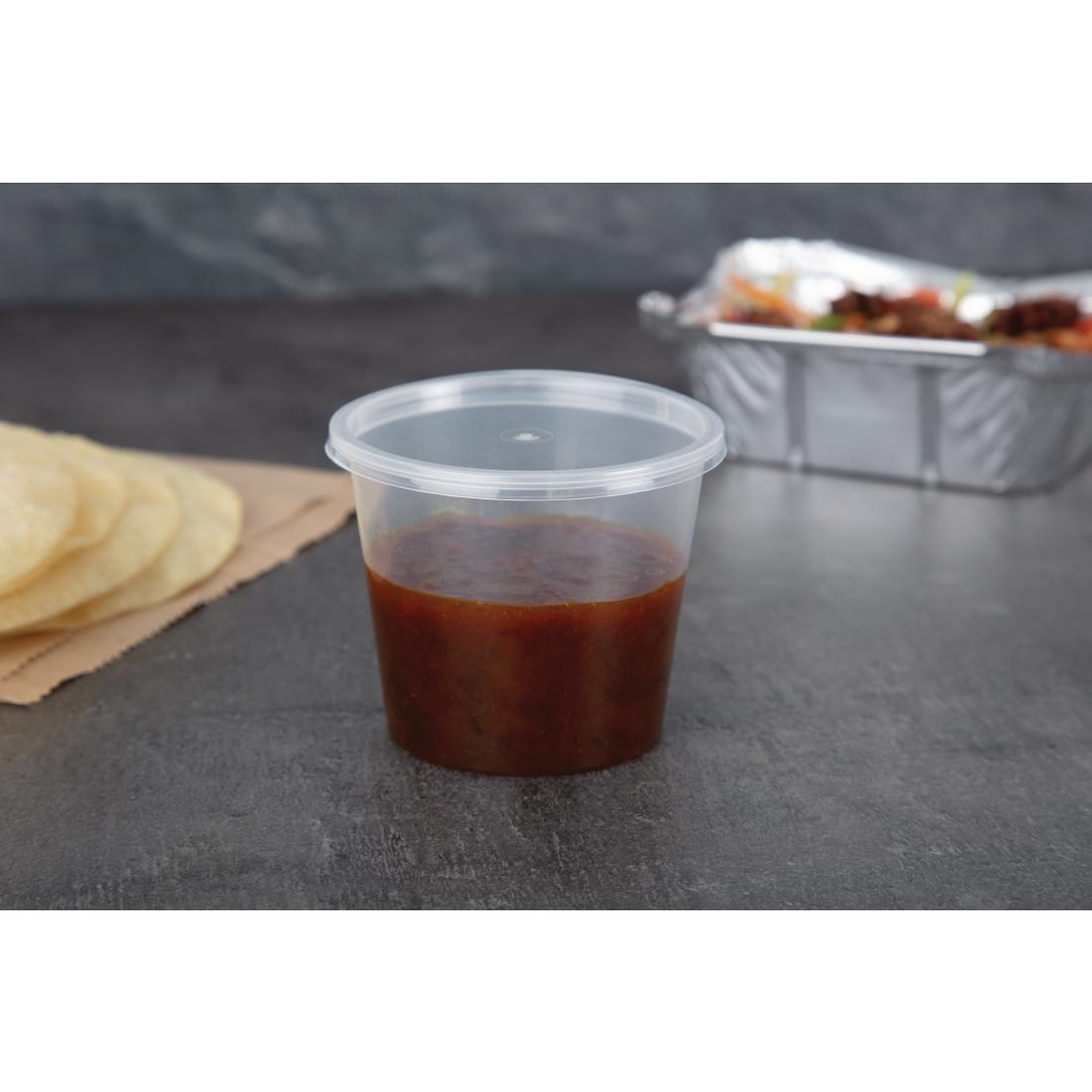 Fiesta Plastic Microwavable Deli Pots 150ml / 5.25oz (Pack of 100) - Image 4