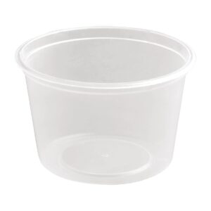 Fiesta Plastic Microwavable Deli Pots 100ml / 3.5oz (Pack of 100)