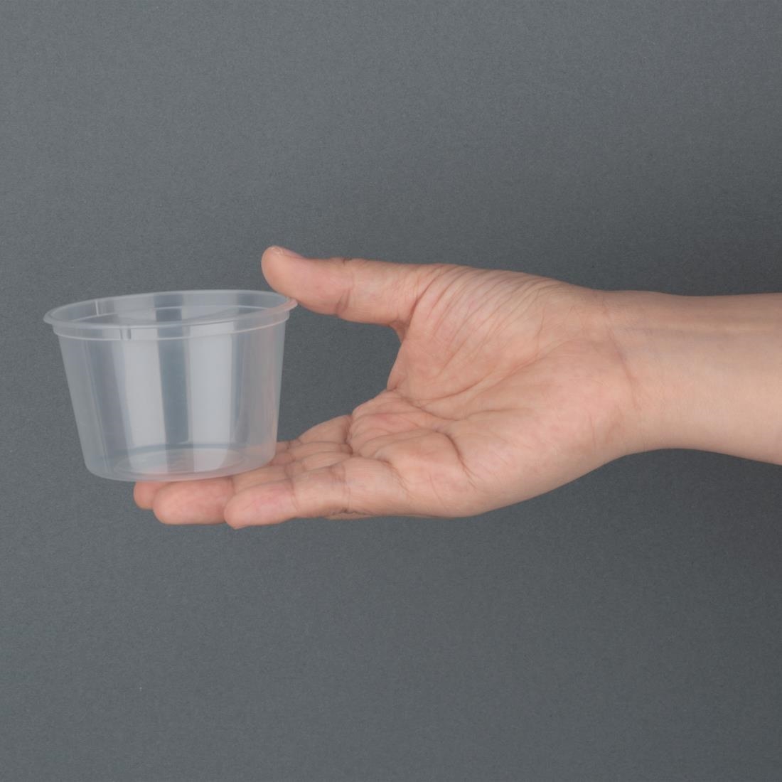 Fiesta Plastic Microwavable Deli Pots 100ml / 3.5oz (Pack of 100) - Image 2