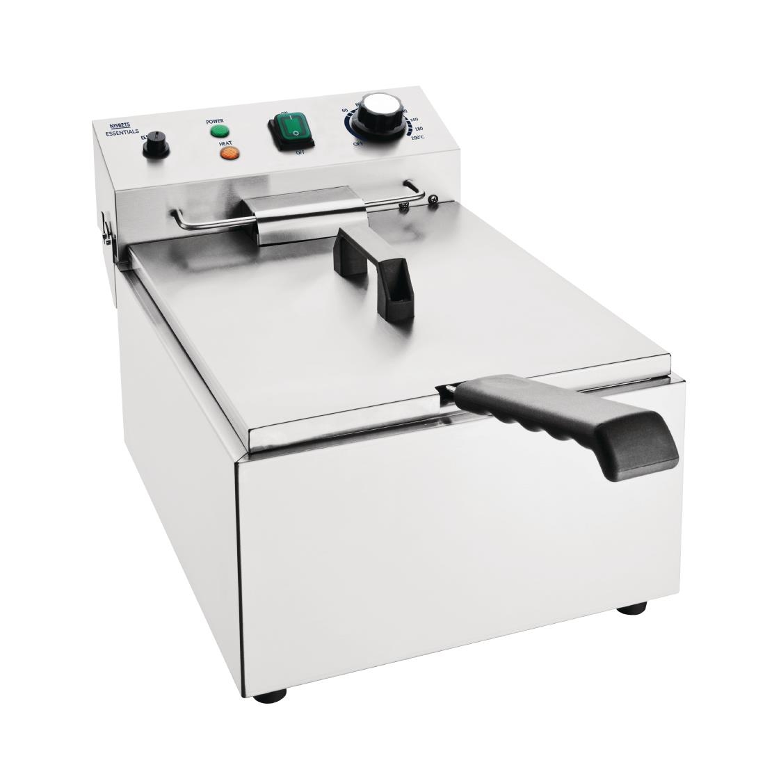 Nisbets Essentials Single Tank Electric Fryer - Image 9