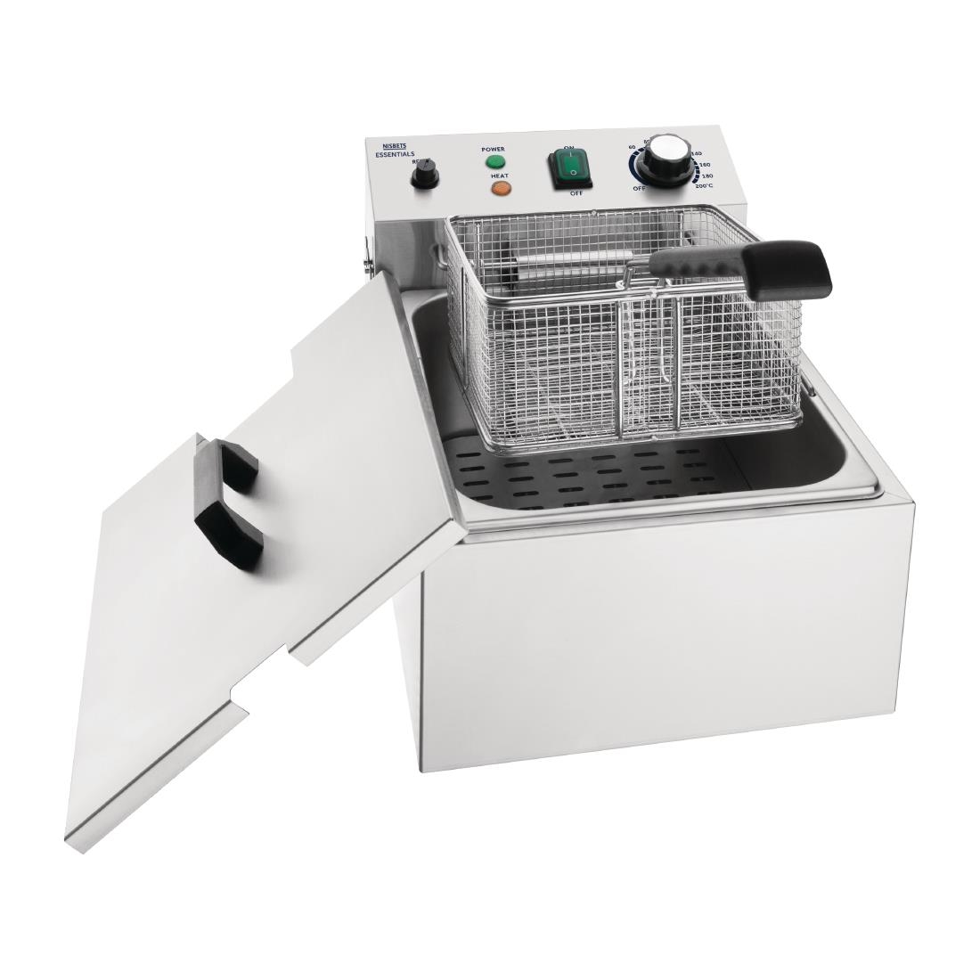 Nisbets Essentials Single Tank Electric Fryer - Image 5