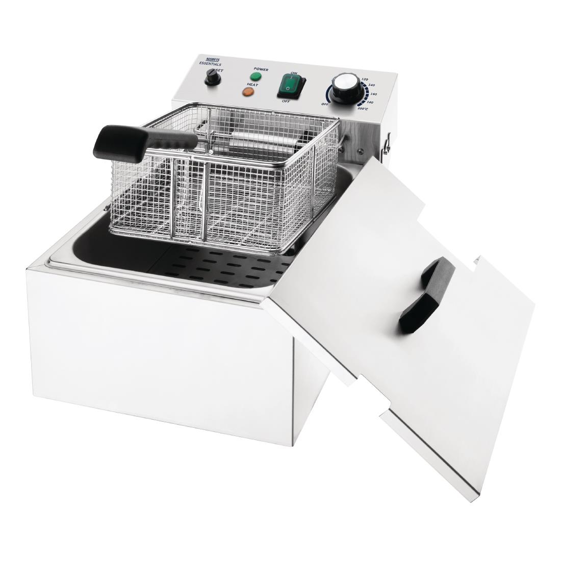 Nisbets Essentials Single Tank Electric Fryer - Image 6
