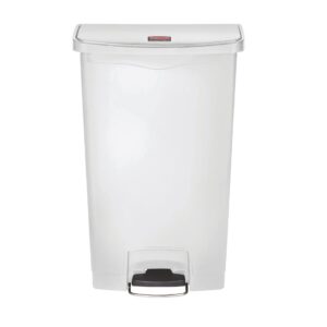 Rubbermaid Slim Jim Step on Bin Front Pedal 68Ltr White