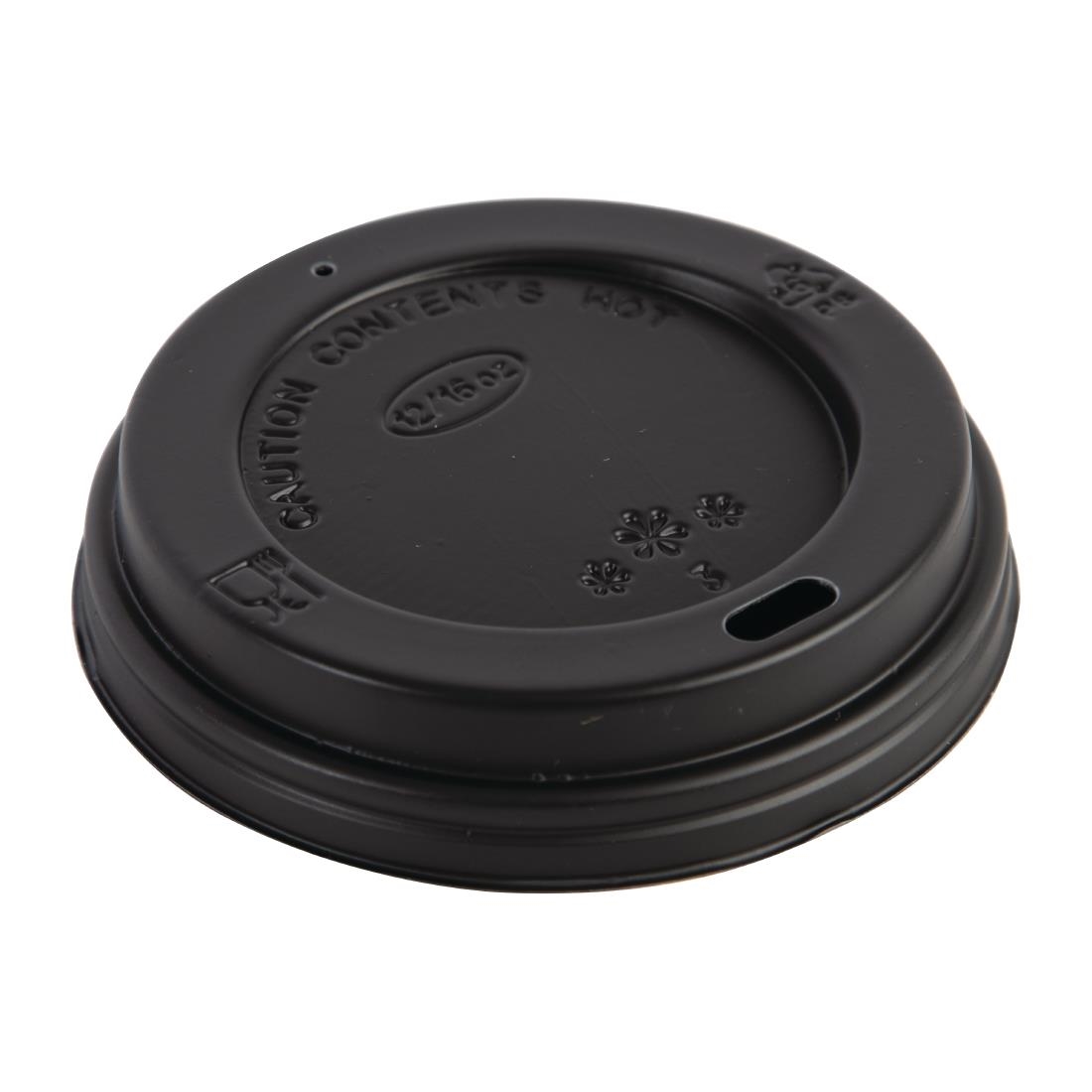 Fiesta Disposable Coffee Cup Lids Black 340ml / 12oz and 455ml / 16oz (Pack of 50) - Image 7