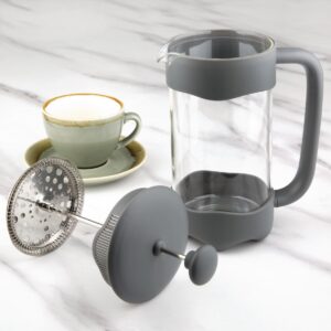Olympia Contemporary Cafetiere Grey 8 Cup