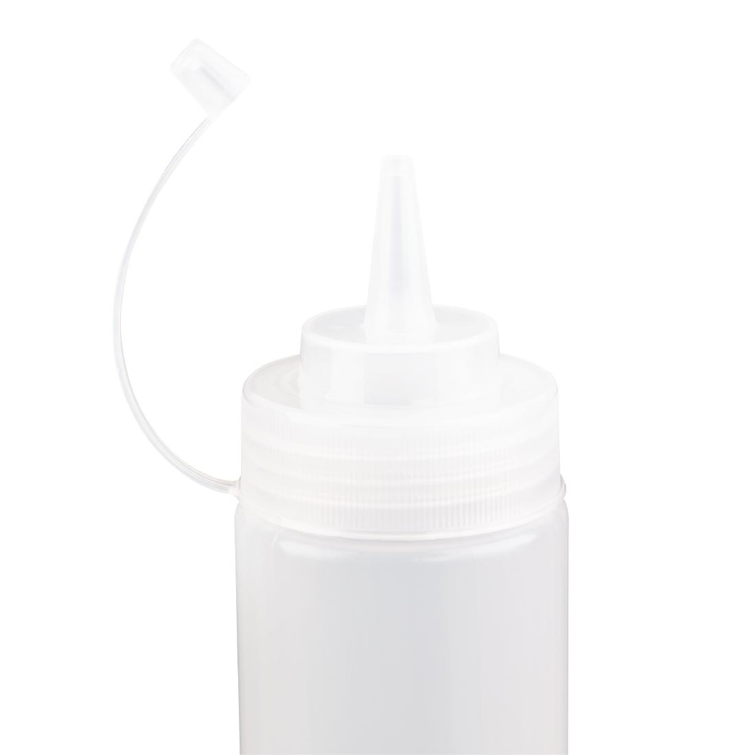 Nisbets Essentials Squeeze Sauce Bottles 12oz (Pack of 6)