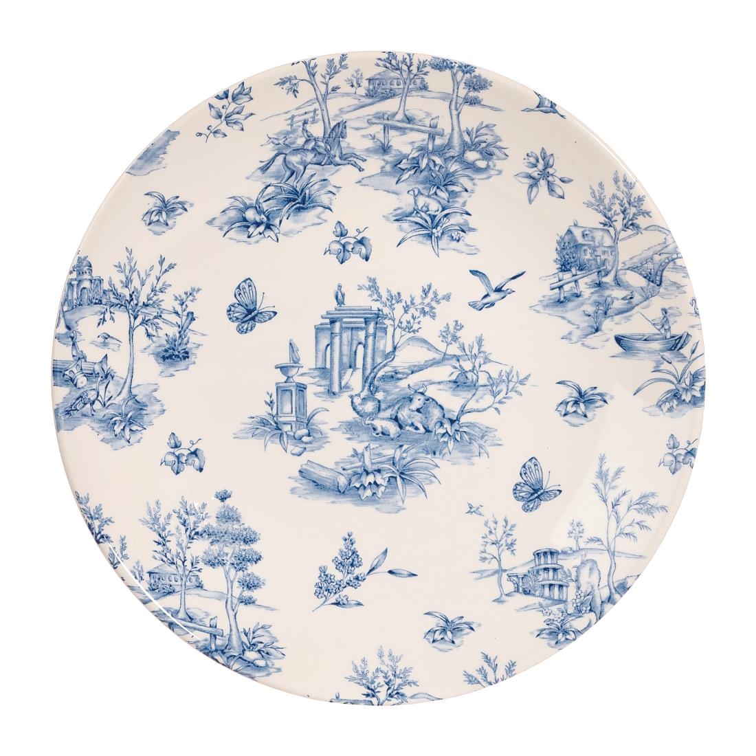 Churchill Vintage Prints Deep Coupe Plates Prague Toile 255mm (Pack of 12) - Image 2