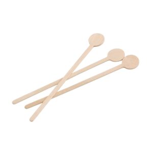 Fiesta Green Biodegradable Wooden Cocktail Stirrers 150mm (Pack of 100)