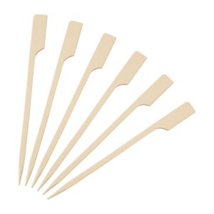 Fiesta Green Biodegradable Bamboo Paddle Skewers 120mm (Pack of 100)