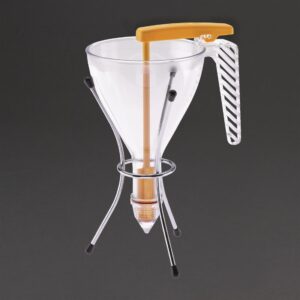 Matfer Bourgeat Piston Funnel with Stand 0.75Ltr