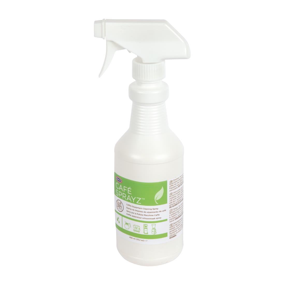 Urnex Café Coffee Equipment Cleaning Spray Ready To Use 450ml (12 Pack)